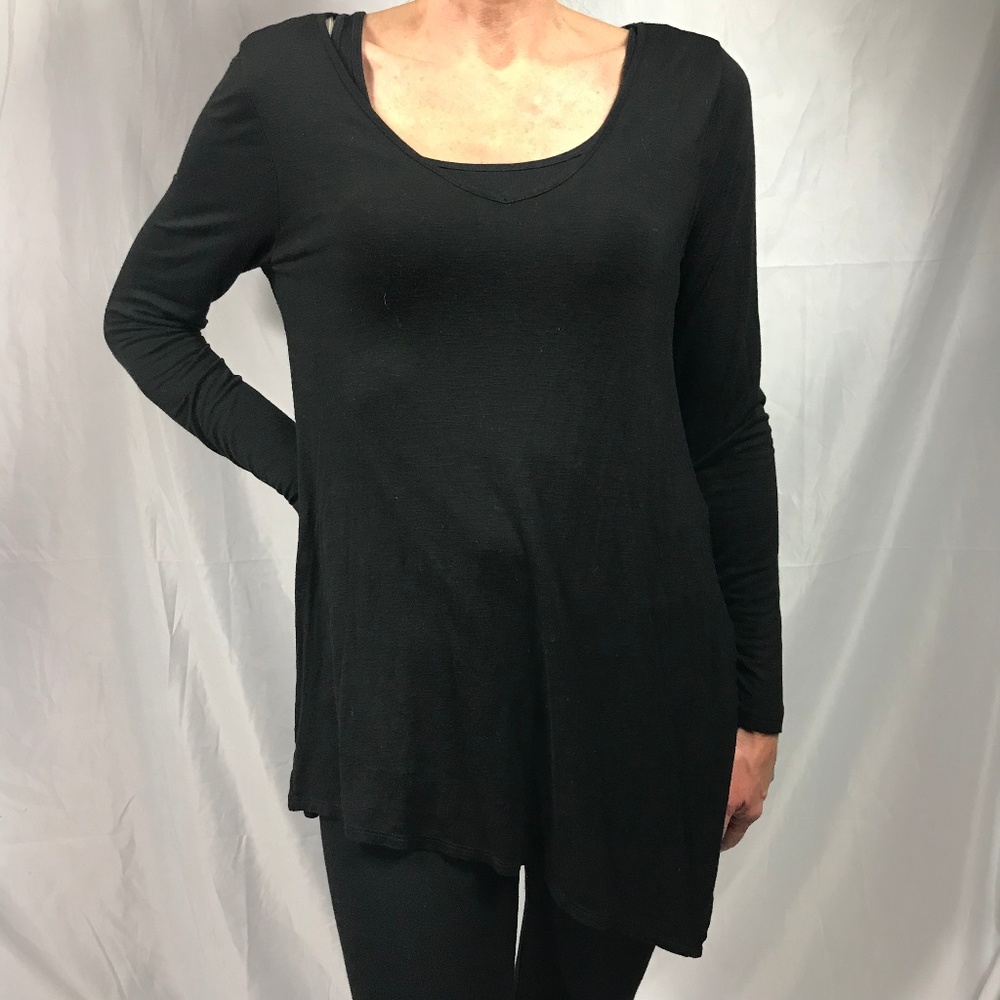 white house black market top womens small black - Picture 2 of 7